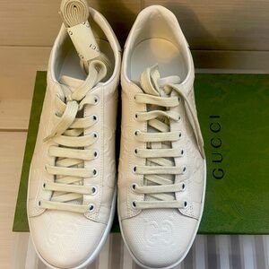 ACE SERIES GG TENNIS SNEAKER Wmns 8.5 Beige